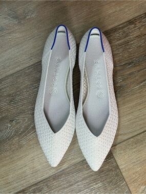 NWT Rothy’s The Point Size 9.5 in Salt Honeycomb!